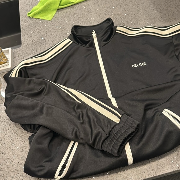 Celine Homme Striped Full Track Suit Large - Picture 6 of 10